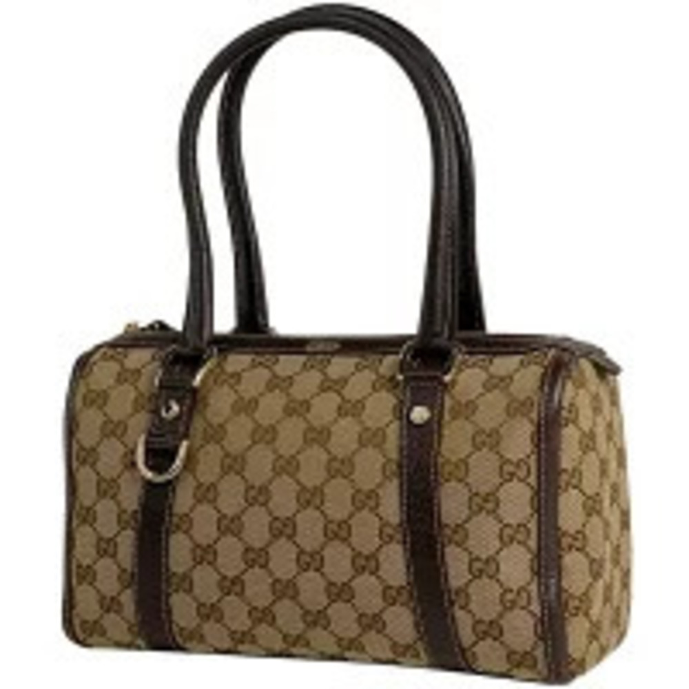 Gucci GG handbag Boston canvas brown